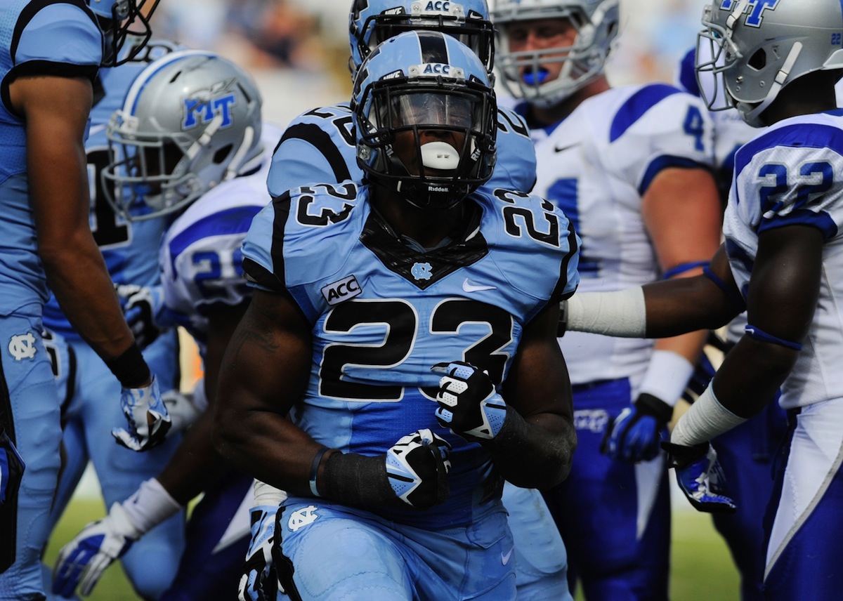 Former North Carolina linebacker Darius Lipford is one of four players eligible for the NFL supplemental draft. Photo by Liz Condo—USA TODAY Sports.