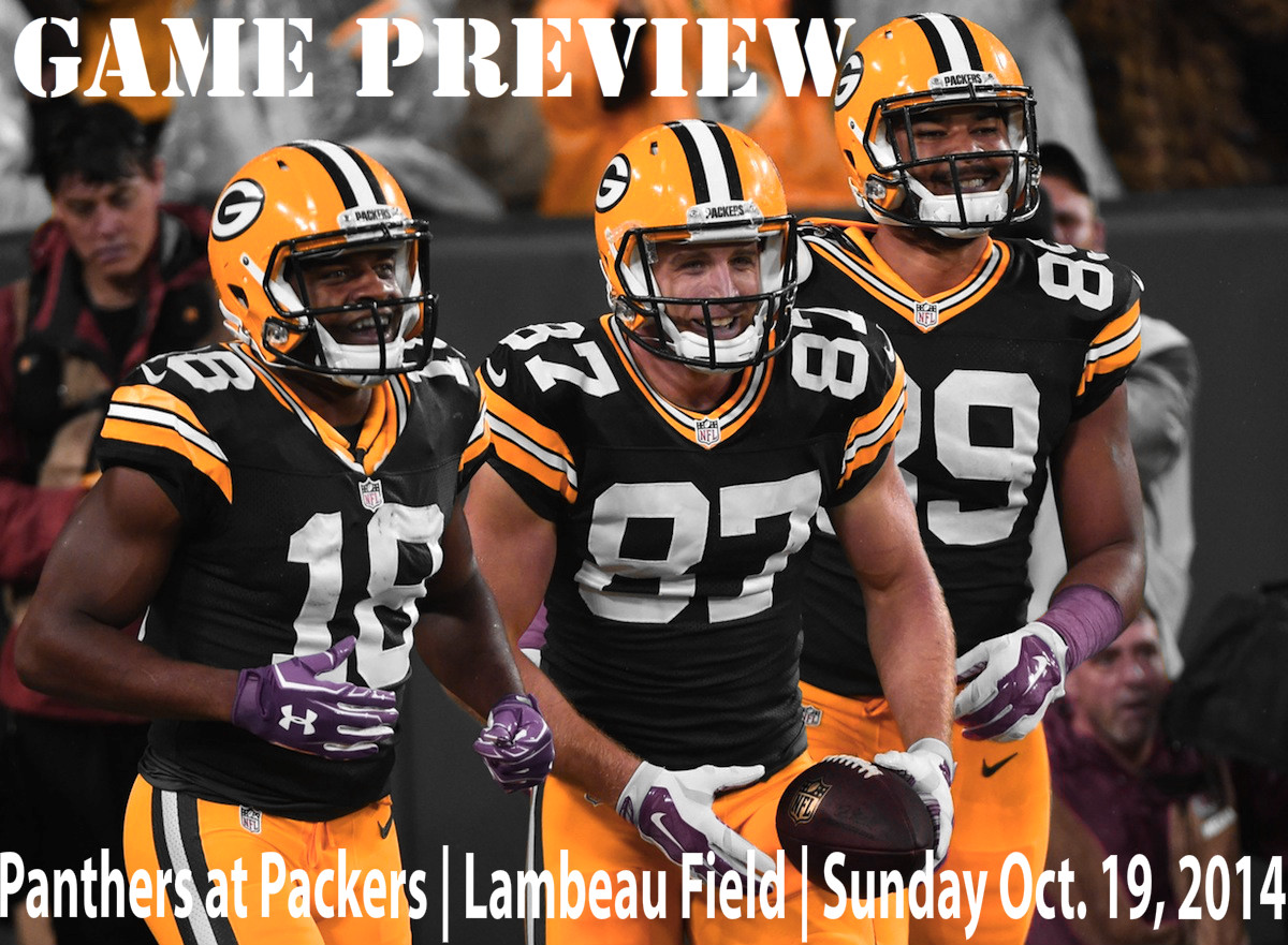Randall Cobb, Jordy Nelson and Richard Rodgers by Benny Sieu—USA TODAY Sports.