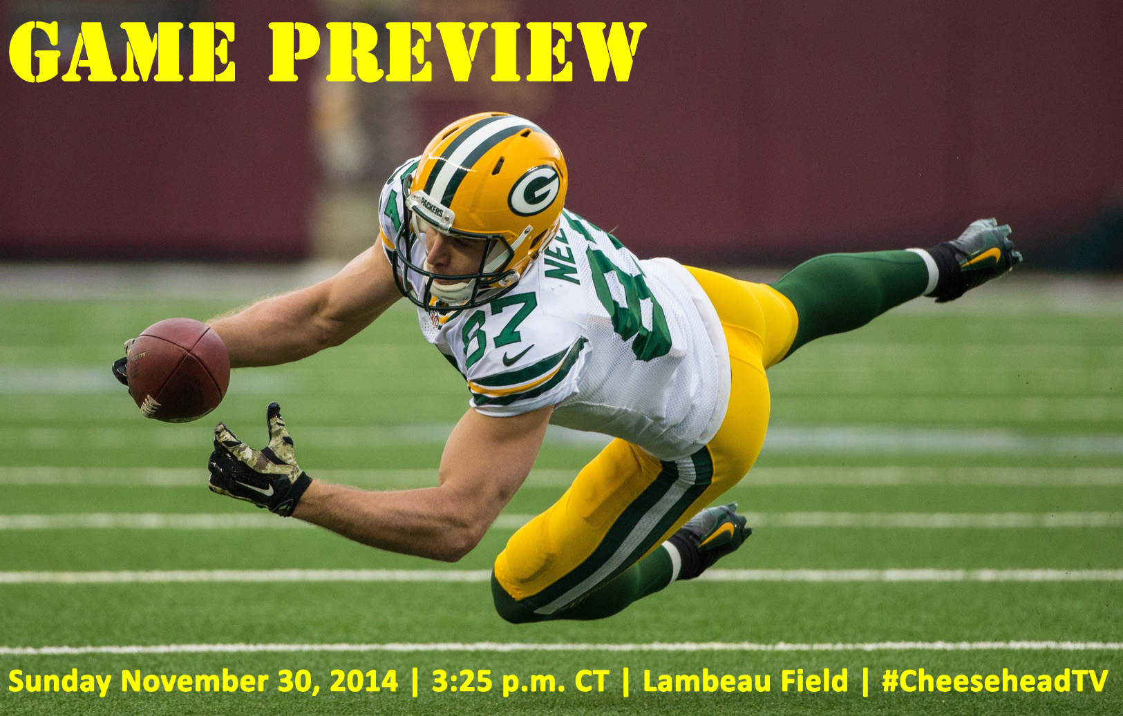 Green Bay Packers wide receiver Jordy Nelson by Brace Hemmelgarn—USA TODAY Sports.