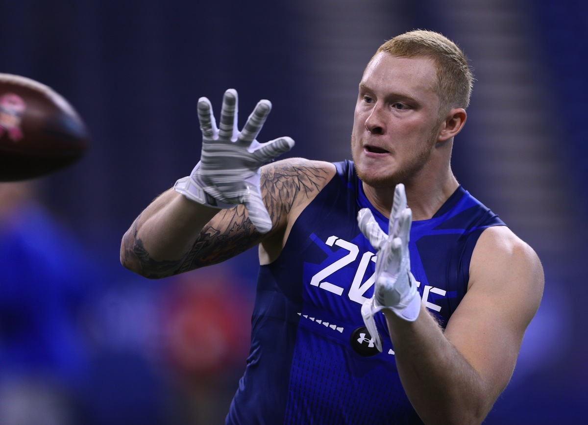 Minnesota tight end Maxx Williams at the NFL Combine—Brian Spurlock, USA TODAY Sports.